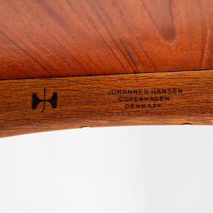 SOLD C. 1959 Hans Wegner for Johannes Hansen Teak & Oak End/Side Table 21 x 29 Inches