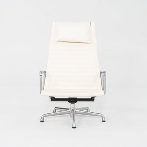2009 Herman Miller Eames Aluminum Group Lounge Chair with 2101 Ivory Leather