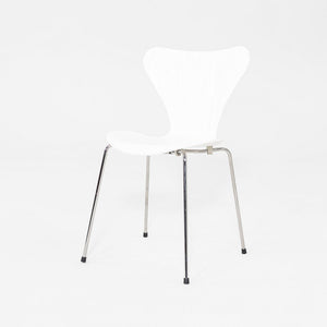 2020s Arne Jacobsen for Fritz Hansen Series 7 Chair Painted Ash w/ Chrome Base