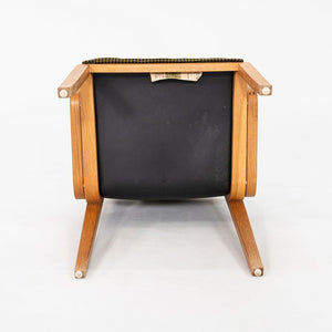 1970 Pair of Bill Stephens 1300 Series Dining Chairs for Knoll w/ Green Fabric