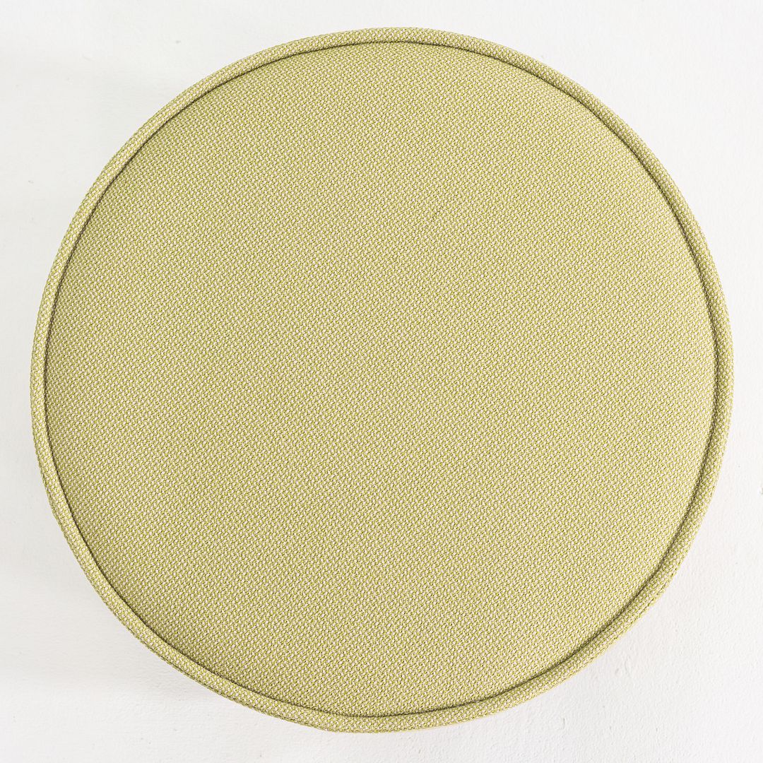 2017 Barber Osgerby Vitra Mariposa Pouf / Ottoman Medium Green Fabric 3x Avail