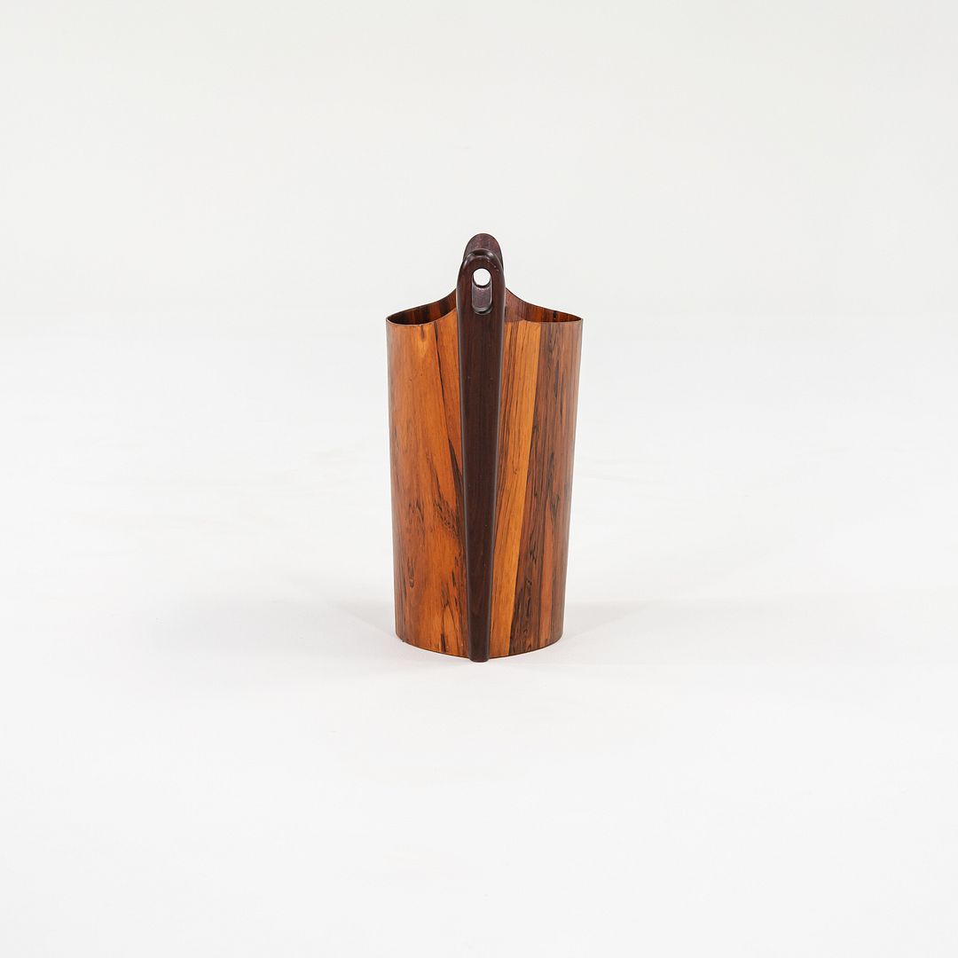 1963 Brazilian Rosewood Waste Basket Einar Barnes for P.S. Heggen Made in Norway