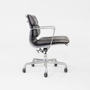 1994 Herman Miller Eames Soft Pad Management Desk Chair Black Leather Upholstery