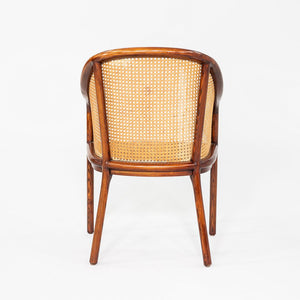1980s Ward Bennett for Brickel Associates Bankers Chair in Dark Oil Ash 3x Avail