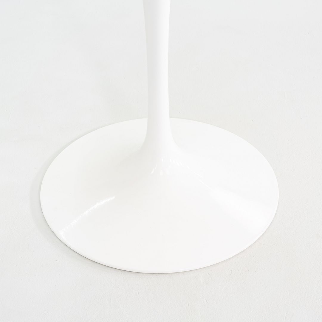 2010s Eero Saarinen for Knoll 42" Tulip Dining Table with White Laminate Top