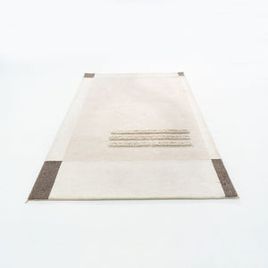 C. 1998 Kurt Meinecke for Herman Miller Textured Tibetan Tufted Rug 5x8 feet