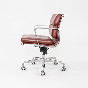 2012 Herman Miller Eames Soft Pad Management Desk Chair Rust Leather 10x Avail