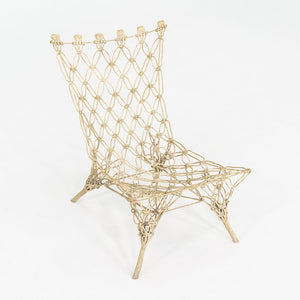 1990s Knotted Chair By Marcel Wanders / Droog for Cappellini in Green Rope