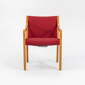 1987 Bert England for Stow Davis Dining Chair Upholstered in Red Fabric 3x Avail