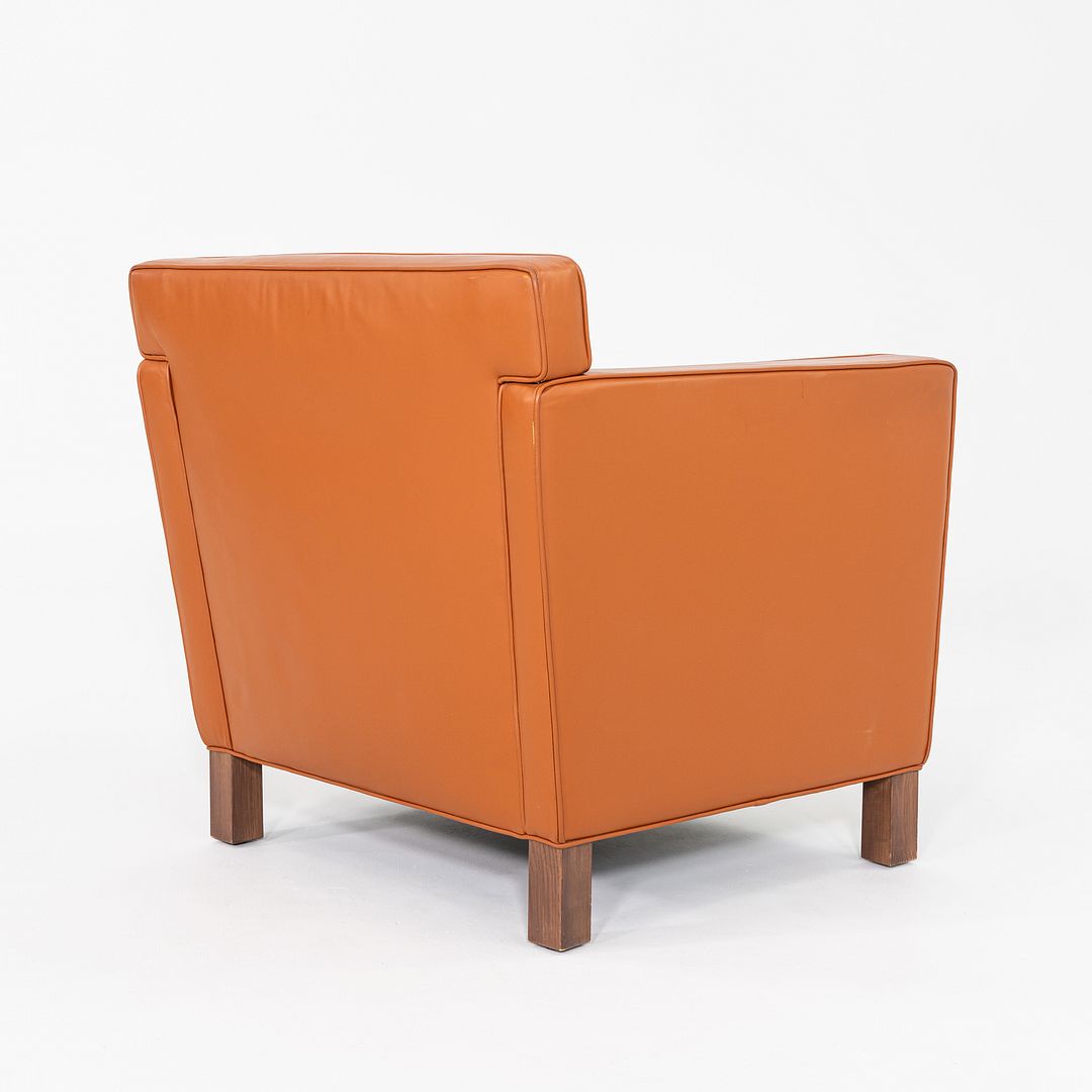 2010s Mies Van Der Rohe for Knoll Krefeld Club Chair Cognac Leather Upholstery