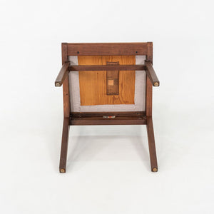C. 1951 Set of Nine Jens Risom for Knoll 666 Dining Chairs Walnut with Fabric