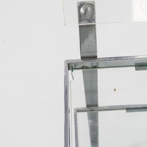 C. 1930s Treitel Gratz Bar Cart / Trolley in Chromed Steel with Glass Shelves