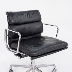 1990s Herman Miller Eames Soft Pad Management Desk Chair in Black Leather 5x Available