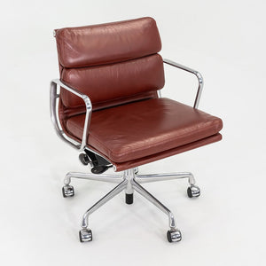 2012 Herman Miller Eames Soft Pad Management Desk Chair Rust Leather 10x Avail