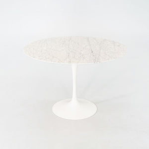 2011 Eero Saarinen for Knoll Round Dining Table with Marble Top 42 inch Diameter