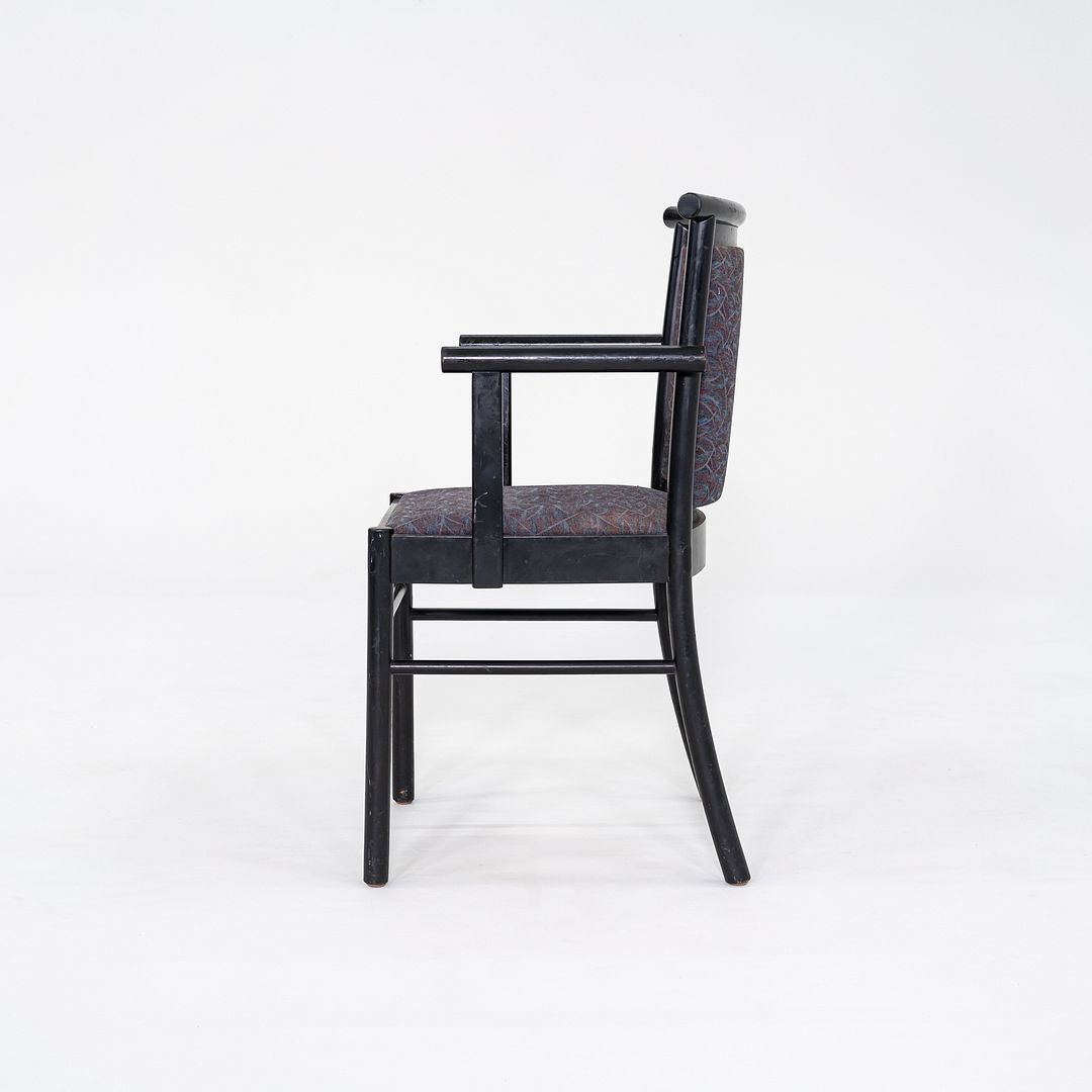 1980s Set of Four Werther Toffoloni for Cassina/Atelier International Arm Chairs