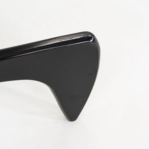 C. 2007 Isamu Noguchi for Herman Miller Coffee Table in Black with Glass Top
