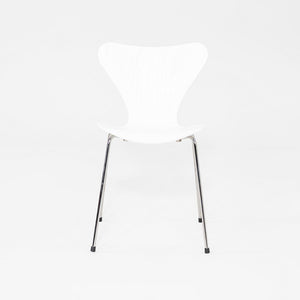 2020s Arne Jacobsen for Fritz Hansen Series 7 Chair Painted Ash w/ Chrome Base