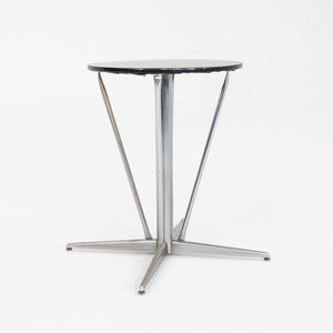 1960s Chromed Steel Hightop Dining Cafe Table after Chromcraft JB VAN Sciver