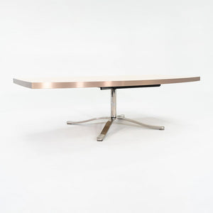2004 Nicos Zographos Custom Conference Table in Wood with Stainless Steel Base