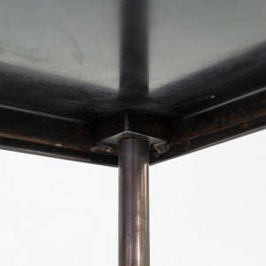 WYETH Regency-Style Antique Etagere Crafted in Zinc-Coated Galvanized Steel