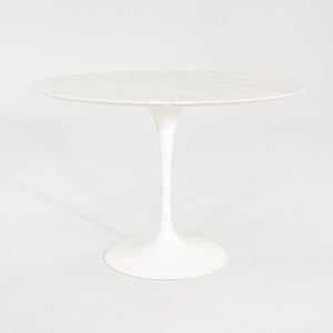 2011 Eero Saarinen for Knoll Round Dining Table with Marble Top 42 inch Diameter