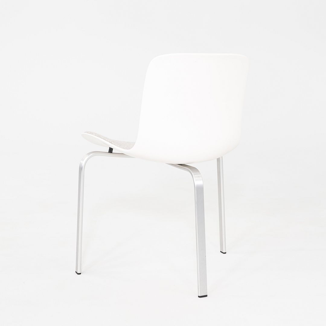2008 Poul Kjaerholm for Fritz Hansen PK8 Dining Chair White Divina Melange 120