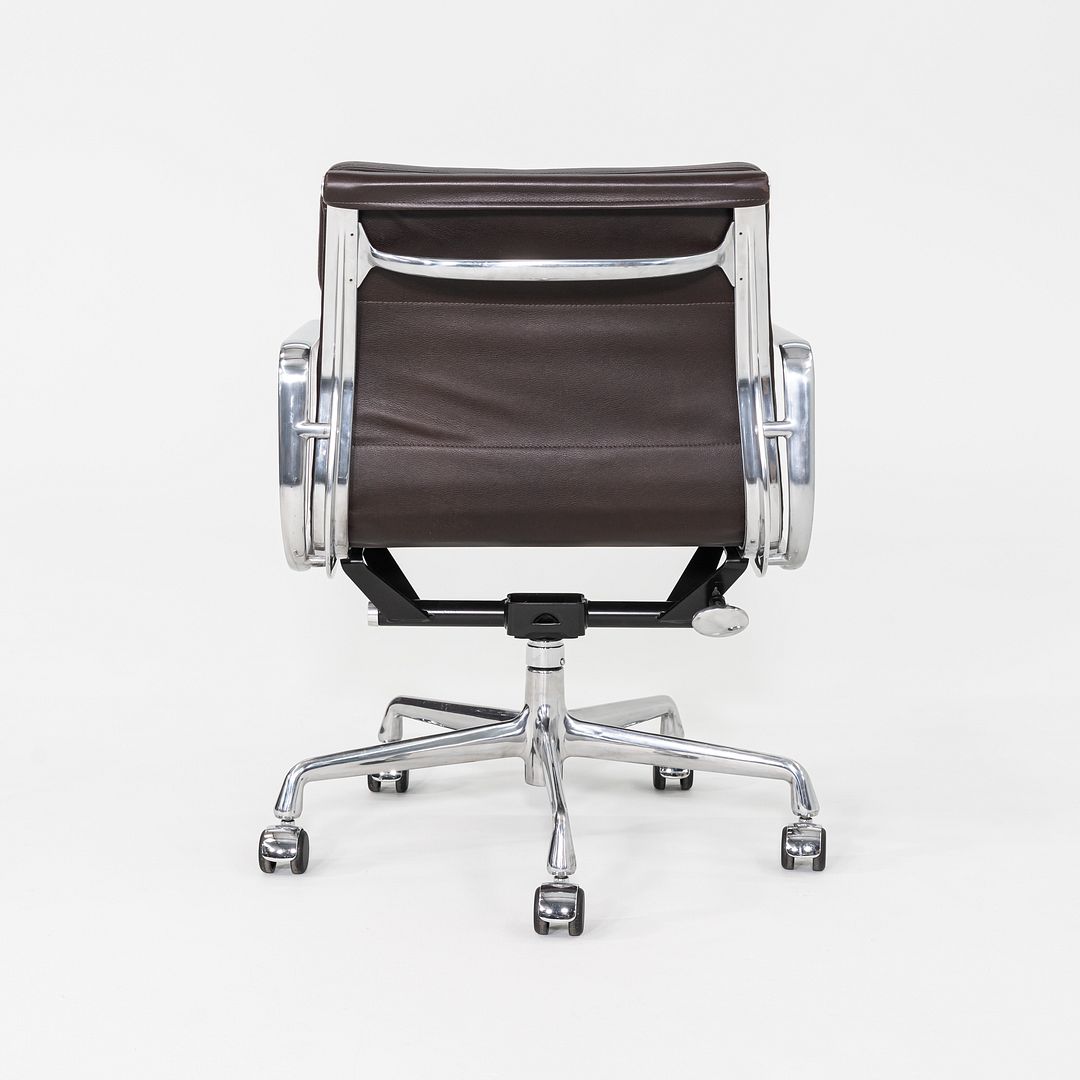 2019 Herman Miller Eames Soft Pad Management Desk Chair Brown Leather 7x Avail