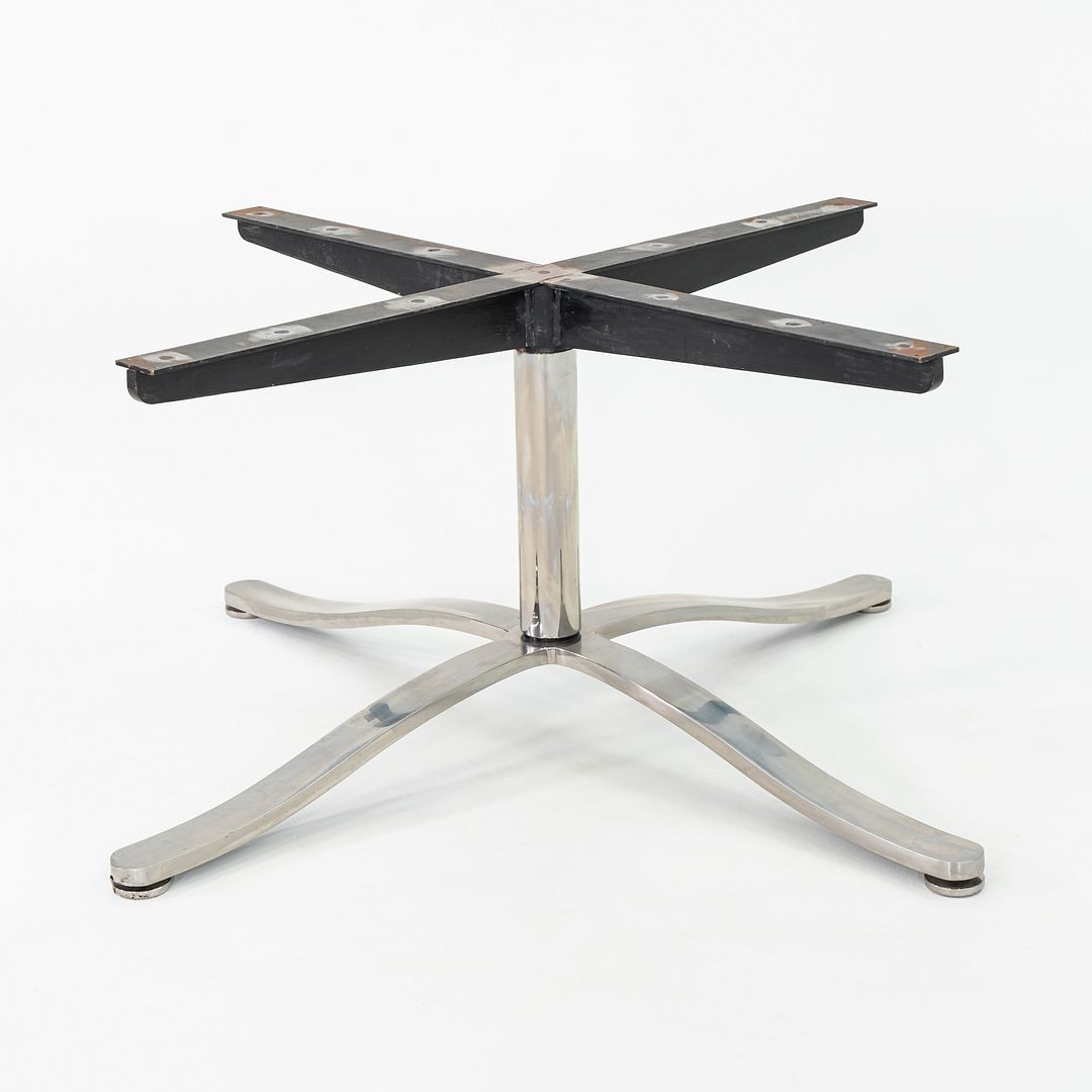 2004 Nicos Zographos Custom Conference Table in Wood with Stainless Steel Base