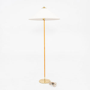 2024 Paavo Tynell for GUBI 9602 Floor Lamp “Chinese Hat” with White Canvas Shade