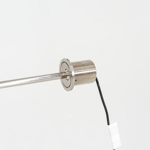 2020 Peter Bristol Juniper Thin Task Lamp w/ Desk Inset Satin Nickel 12+ Avail