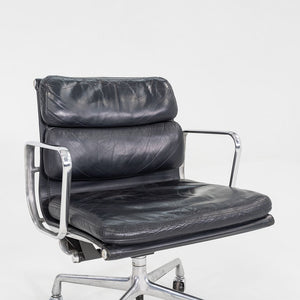 1989 Herman Miller Eames Soft Pad Management Desk Chair Black Leather 7x Avail