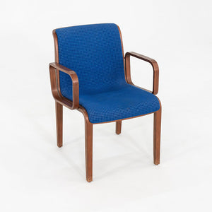 1970 Bill Stephens 1300 Series Dining Chair for Knoll in Purple Fabric & Walnut