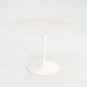 2011 Eero Saarinen for Knoll Round Dining Table with Marble Top 42 inch Diameter
