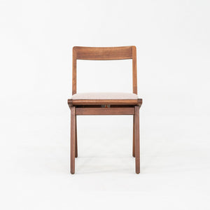 C. 1951 Set of Nine Jens Risom for Knoll 666 Dining Chairs Walnut with Fabric