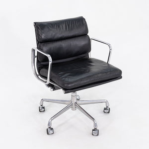 1990s Herman Miller Eames Soft Pad Management Desk Chair in Black Leather 5x Available