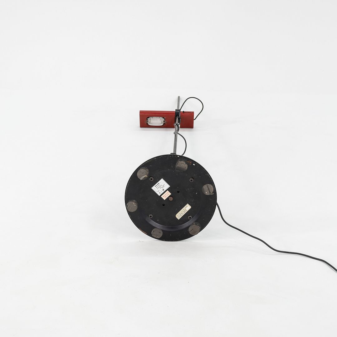1980s Ernesto Gismondi Aton Terra Red Floor Lamp for Artemide Italy in Steel