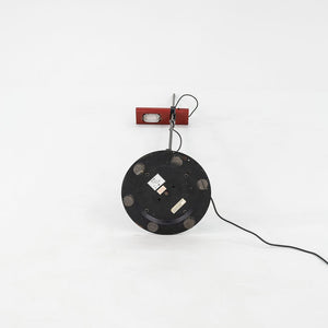 1980s Ernesto Gismondi Aton Terra Red Floor Lamp for Artemide Italy in Steel