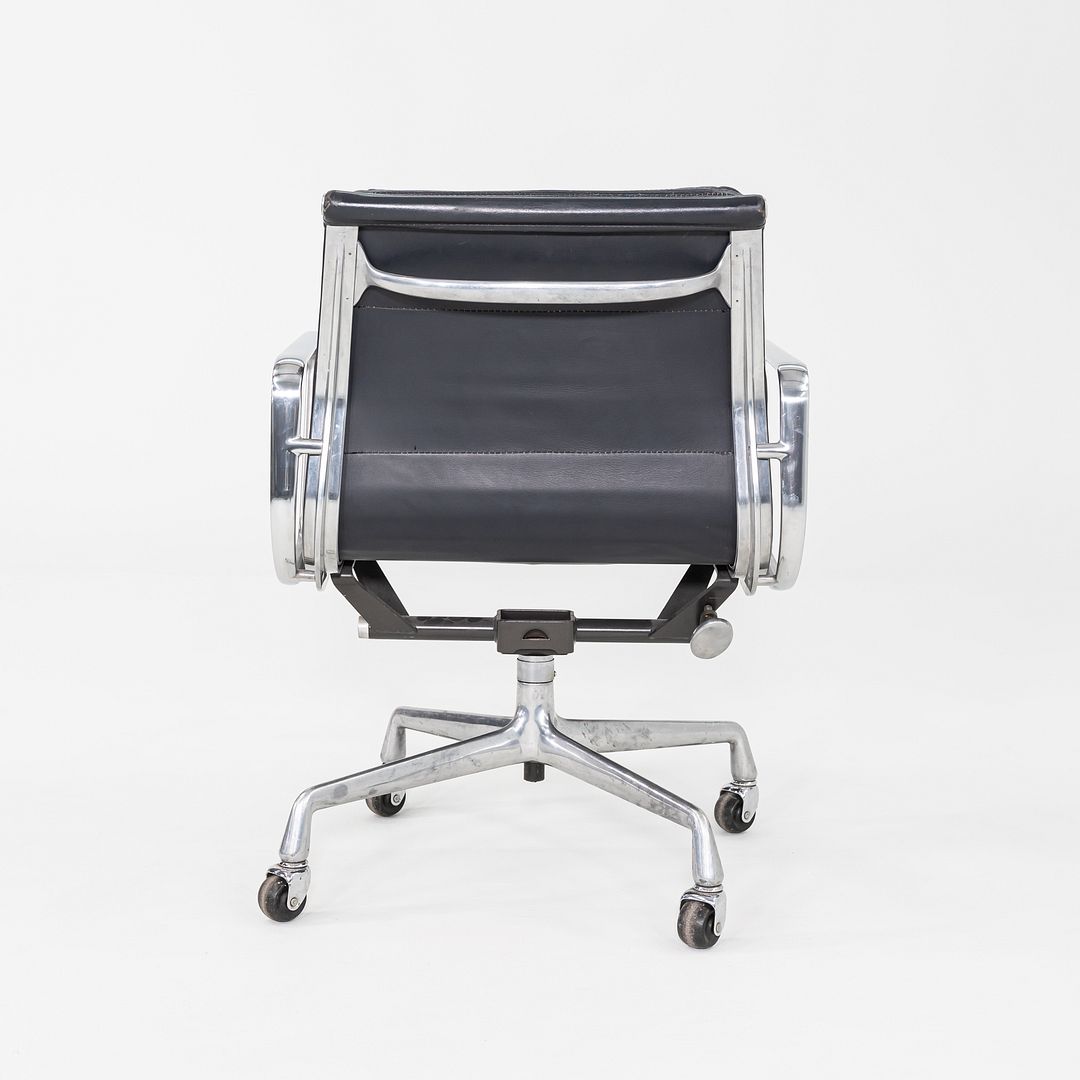 1989 Herman Miller Eames Soft Pad Management Desk Chair Black Leather 7x Avail