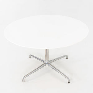 2011 Scott Wilson for Steelcase / Coalesse Round White Laminate Dining Table 48"