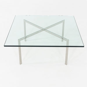 2005 Mies van der Rohe for Knoll Barcelona Coffee Table Stainless Steel & Glass