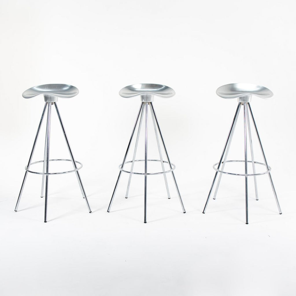 2000s Jamaica Bar Stool by Pepe Cortes for Knoll in Cast Aluminum and Chromed-Steel 8x Available