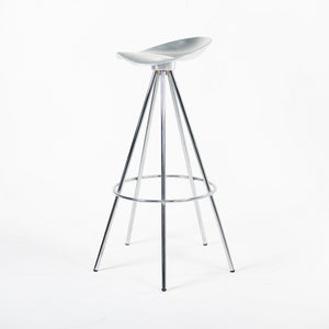 2000s Jamaica Bar Stool by Pepe Cortes for Knoll in Cast Aluminum and Chromed-Steel 8x Available