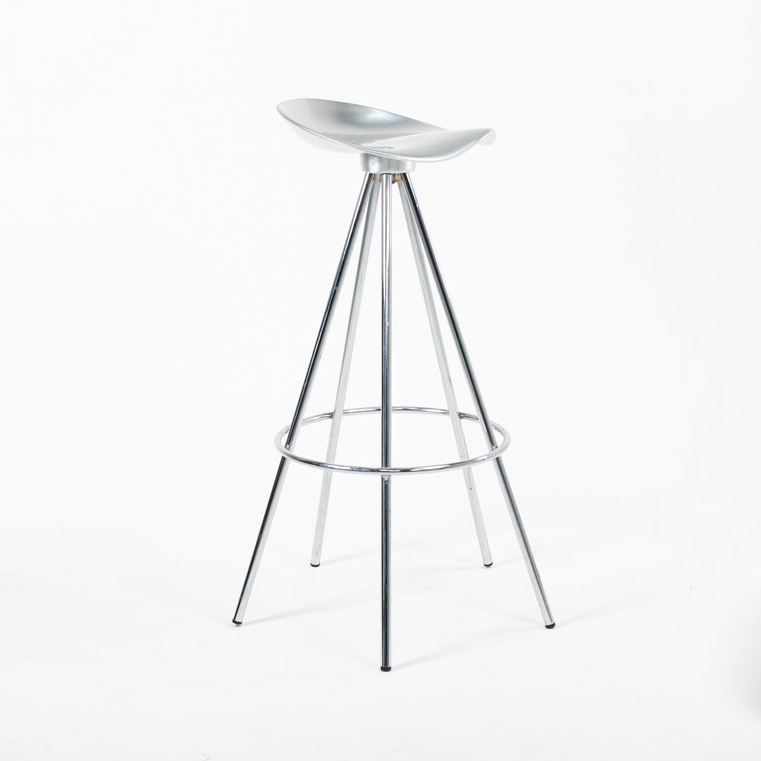 2000s Jamaica Bar Stool by Pepe Cortes for Knoll in Cast Aluminum and Chromed-Steel 8x Available