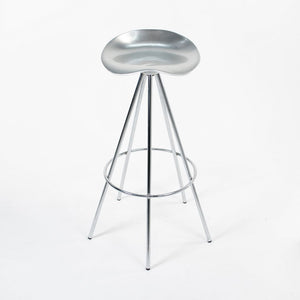 2000s Jamaica Bar Stool by Pepe Cortes for Knoll in Cast Aluminum and Chromed-Steel 8x Available