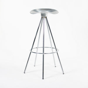 2000s Jamaica Bar Stool by Pepe Cortes for Knoll in Cast Aluminum and Chromed-Steel 8x Available