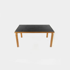 1950s Children's L-Leg Table or Coffee Table, Model 81B by Aino and Alvar Aalto for Artek in Birch with Linoleum Top