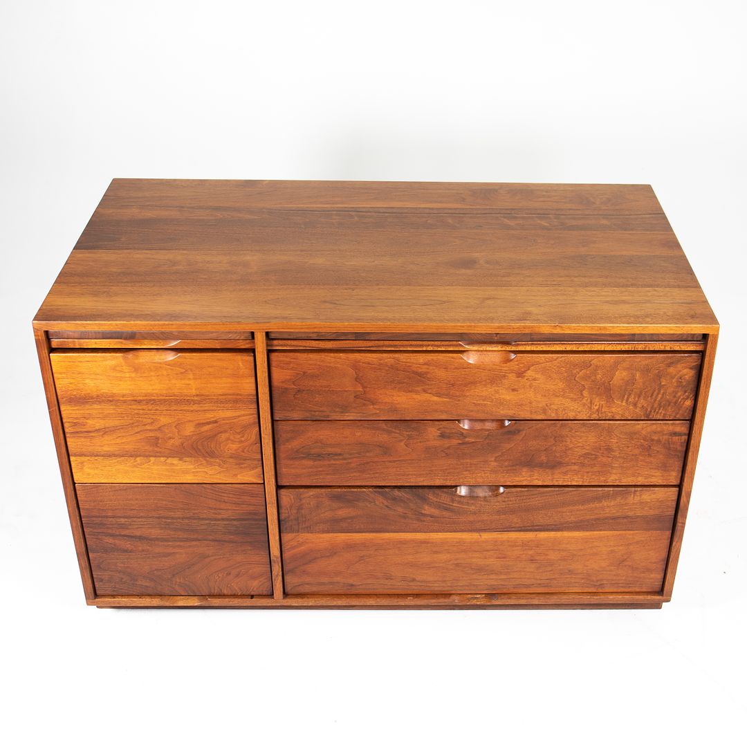 SOLD 1979 Walnut Credenza Cabinet by Arden Riddle, Studio Craft Furniture Maker