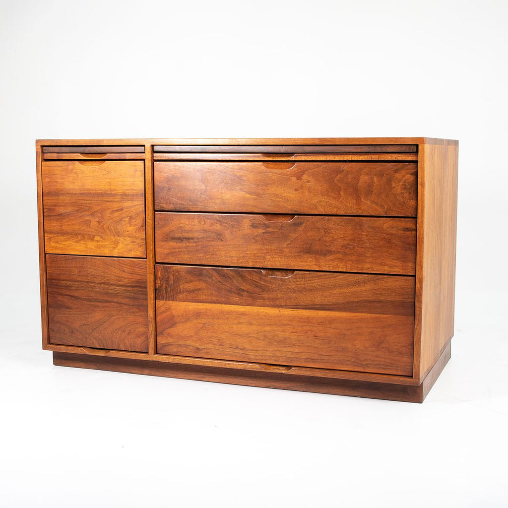 SOLD 1979 Walnut Credenza Cabinet by Arden Riddle, Studio Craft Furniture Maker