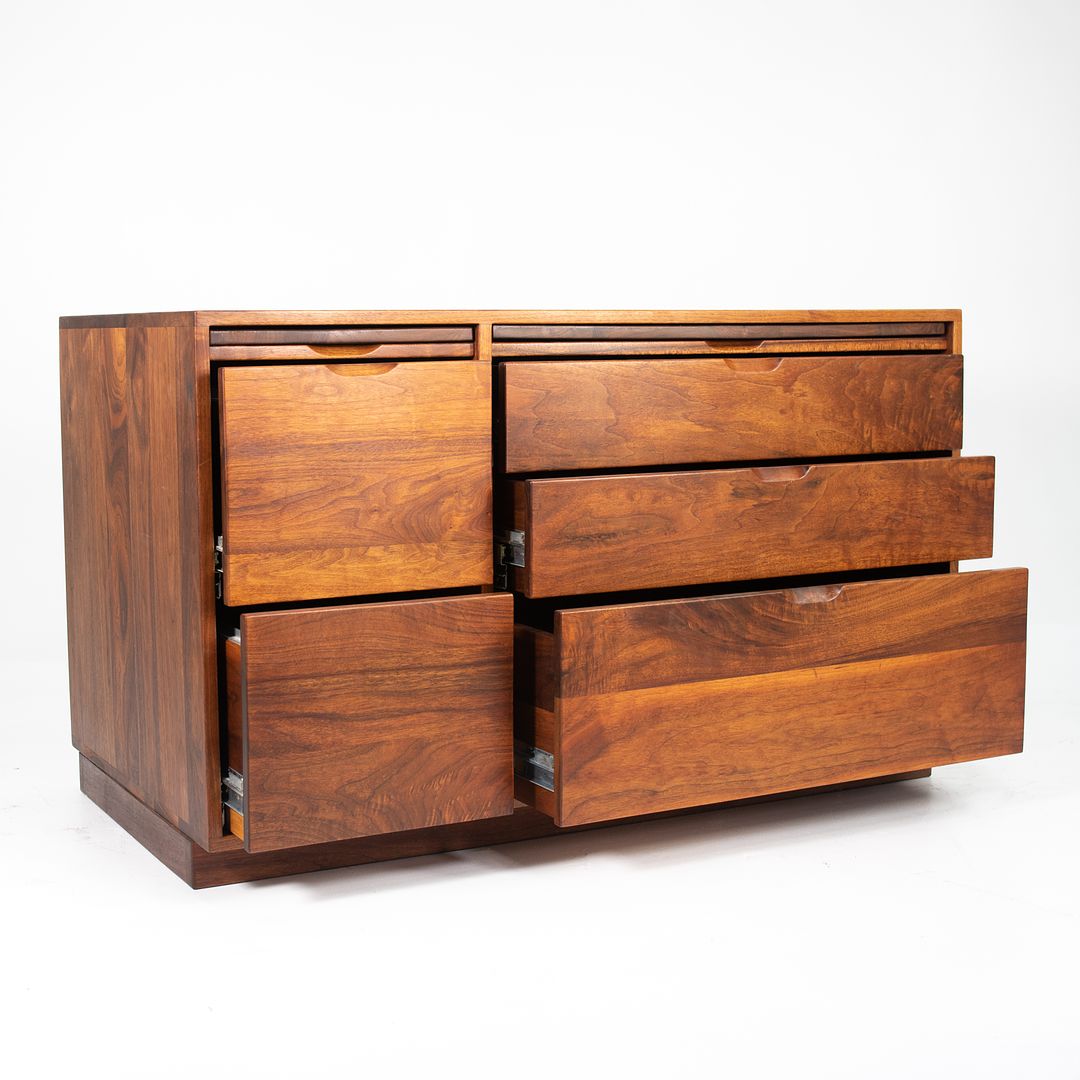 SOLD 1979 Walnut Credenza Cabinet by Arden Riddle, Studio Craft Furniture Maker